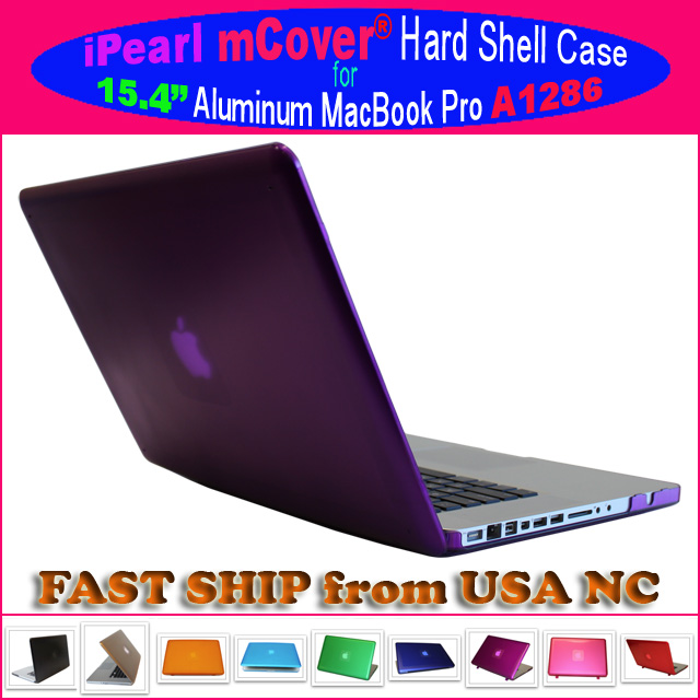 Purple hard shell case 			for MacBook Pro