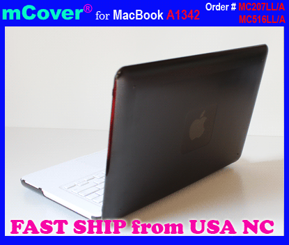 BLACK hard shell case for MacBook