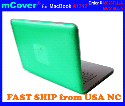 GREEN hard shell case for MacBook