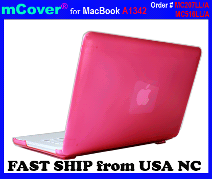 PINK hard shell case for MacBook