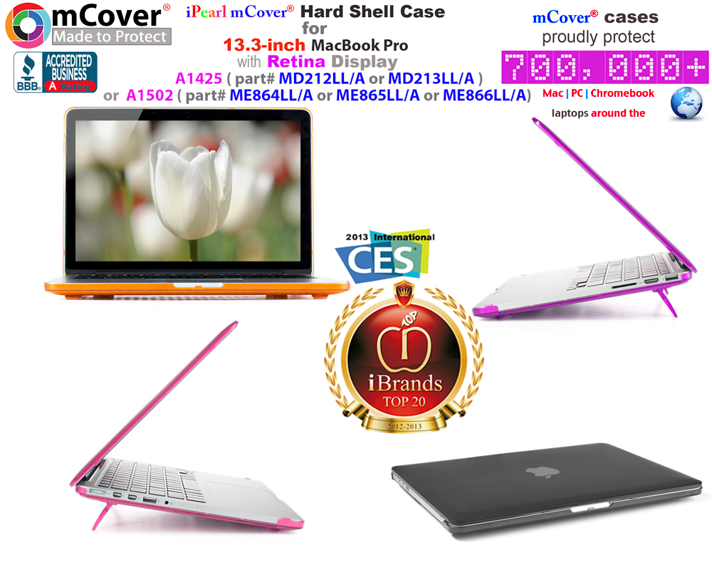 iPearl mCover® hard shell case for new 2016 13