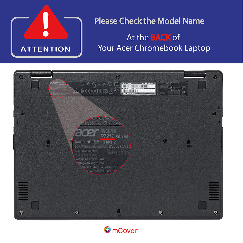 thumbnail image 2 of MCover® Hard Shell Case For 11.6" Acer Chromebook 11 C732 Series – 9 Colors Available 2 of 4
