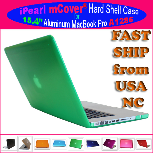 GREEN hard shell case
 			for MacBook Pro