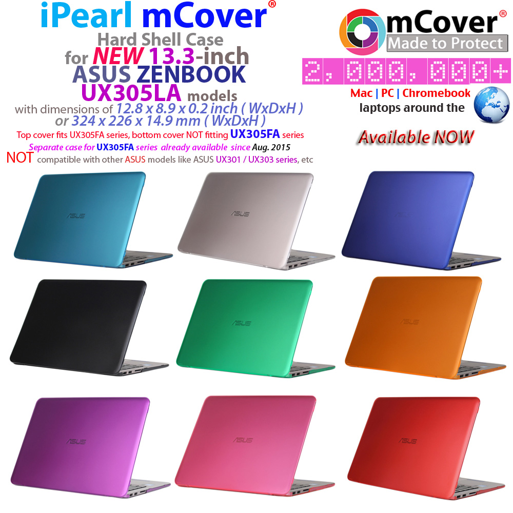 mCover Hard Shell case for 13.3-inch
 				ASUS Zenbook UX305LA series