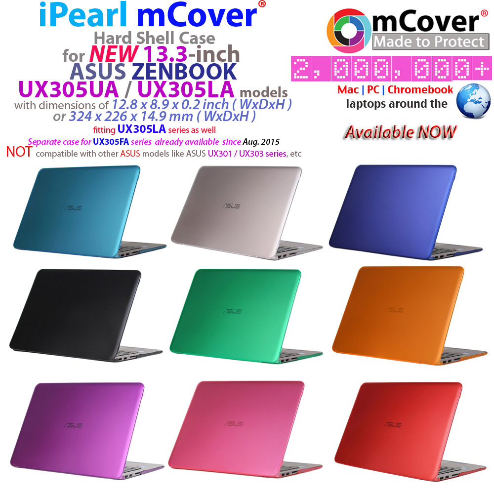 mCover Hard Shell case for 13.3-inch
 				ASUS Zenbook UX305UA series