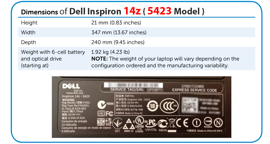 Dell Inspiron 14z 5423