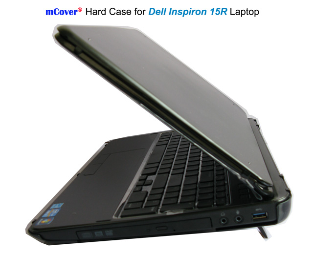 Black hard case for Dell
 				Inspiron 15R laptop
