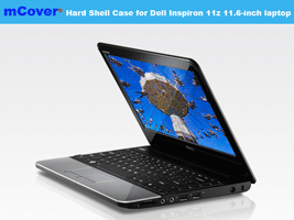 Clear hard case for Dell Inspiron 11z 11.6-inch laptop