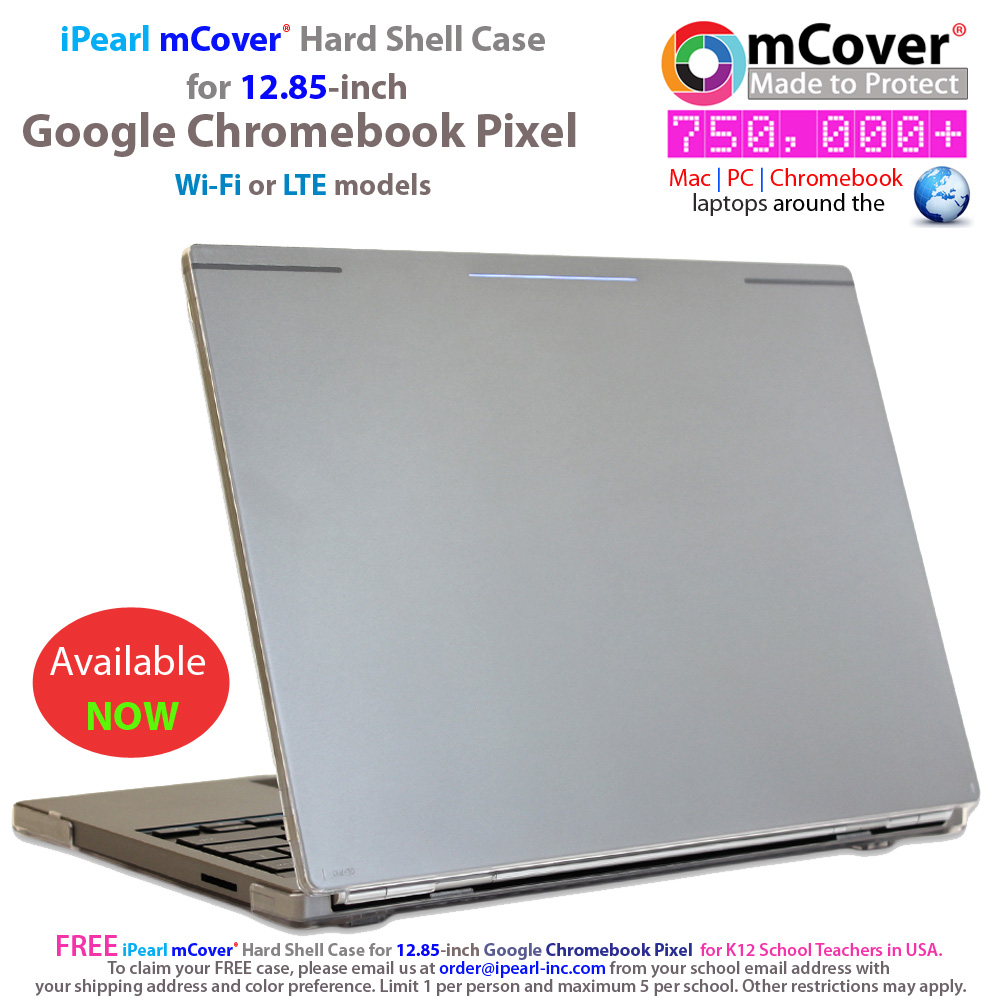 mCover Hard Shell case for Google
 				Chromebook Pixel 12.85"