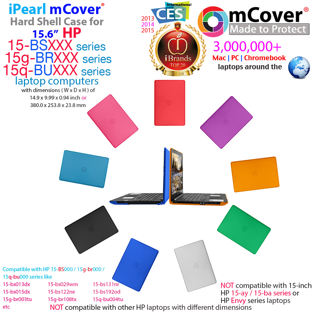 mCover
                              Hard Shell case for 15.6" HP 15-bs000
                              series