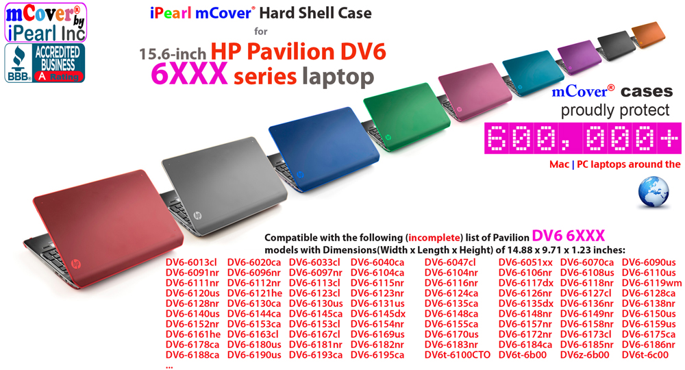 mCover for HP DV6 6xxx