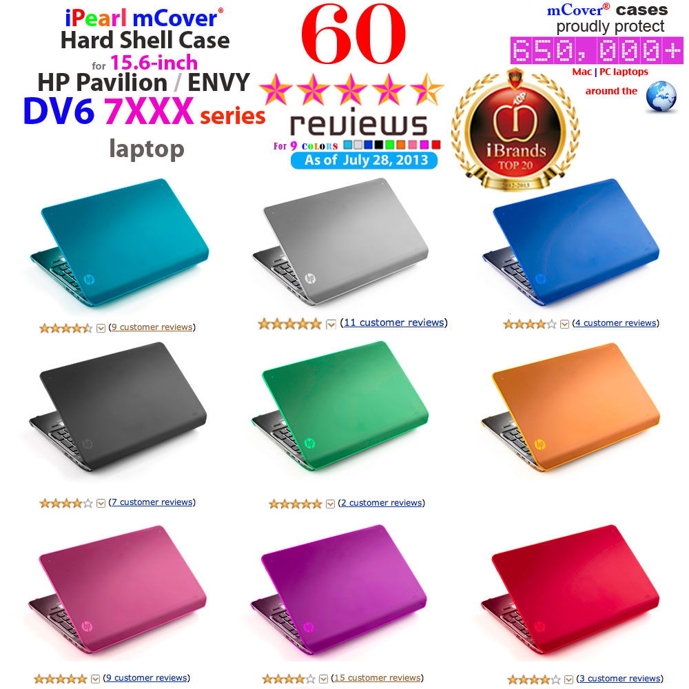 CLEAR mCover® HARD Shell CASE for 15.6" HP Pavilion DV6 7XXX series