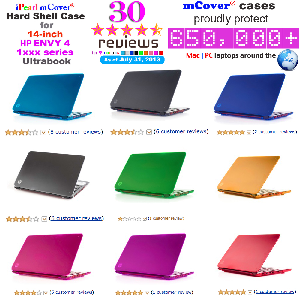 mCover hard shell
 				case for HP Envy 4 1xxx series ultrabook/
 				sleekbook