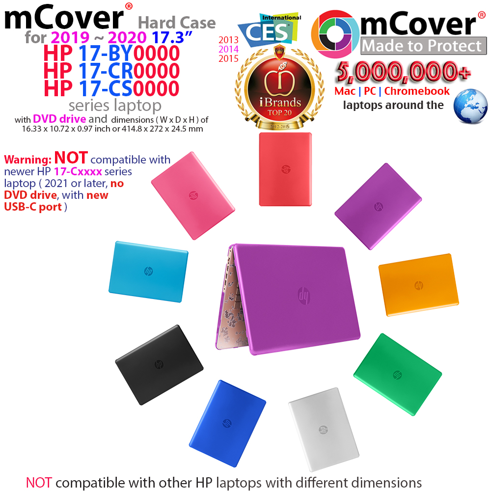 mCover Hard Shell case for 17" HP 17-BY0000 series