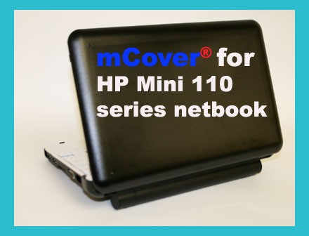 Black
 				hard case for HP Mini 110XP Netbook