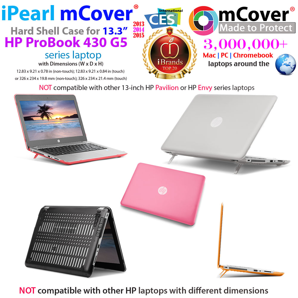 mCover Hard Shell case for 13.3-inch HP ProBook 430 G5 series