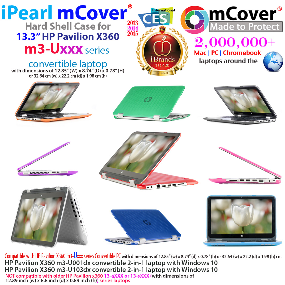 mCover Hard Shell case for HP
 				Pavilion X360 m3-Uxxx series