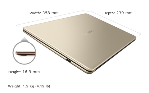 mCover Hard Shell case for Huawei MateBook D 15-inch