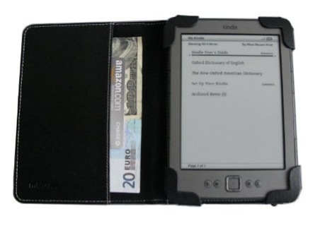 iPearl mCover leather case for
                                Kindle 4 eBook reader