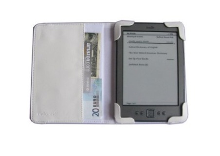 iPearl mCover leather case for
                                Kindle 4 eBook reader