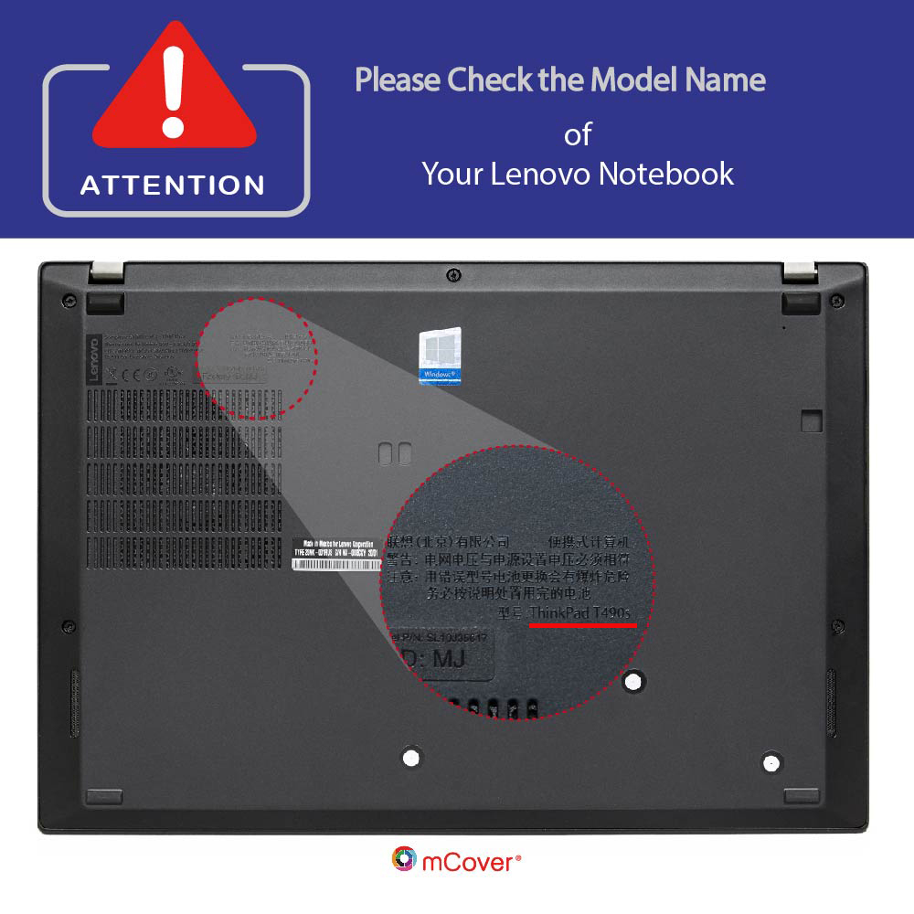 mCover Hard Shell case for 14-inch Lenovo ThinkPad