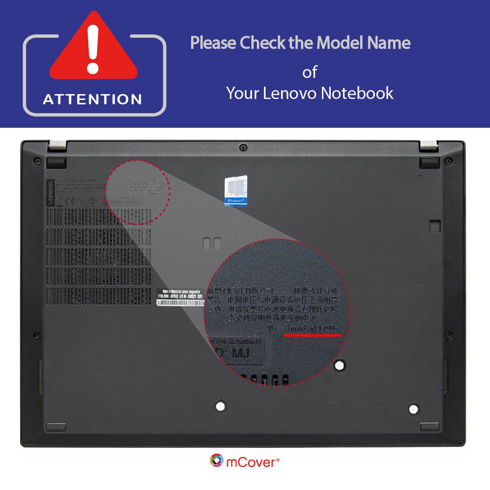 mCover Hard Shell case for 14-inch Lenovo ThinkPad