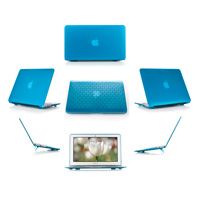 Aqua hard brick design shell case
 					for MacBook Pro Air 11.6"