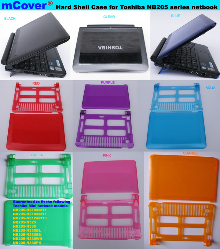 mCover for Toshiba NB205 Series Hard Shell
 			Case