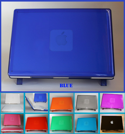 BLUE hard shell case for MacBook