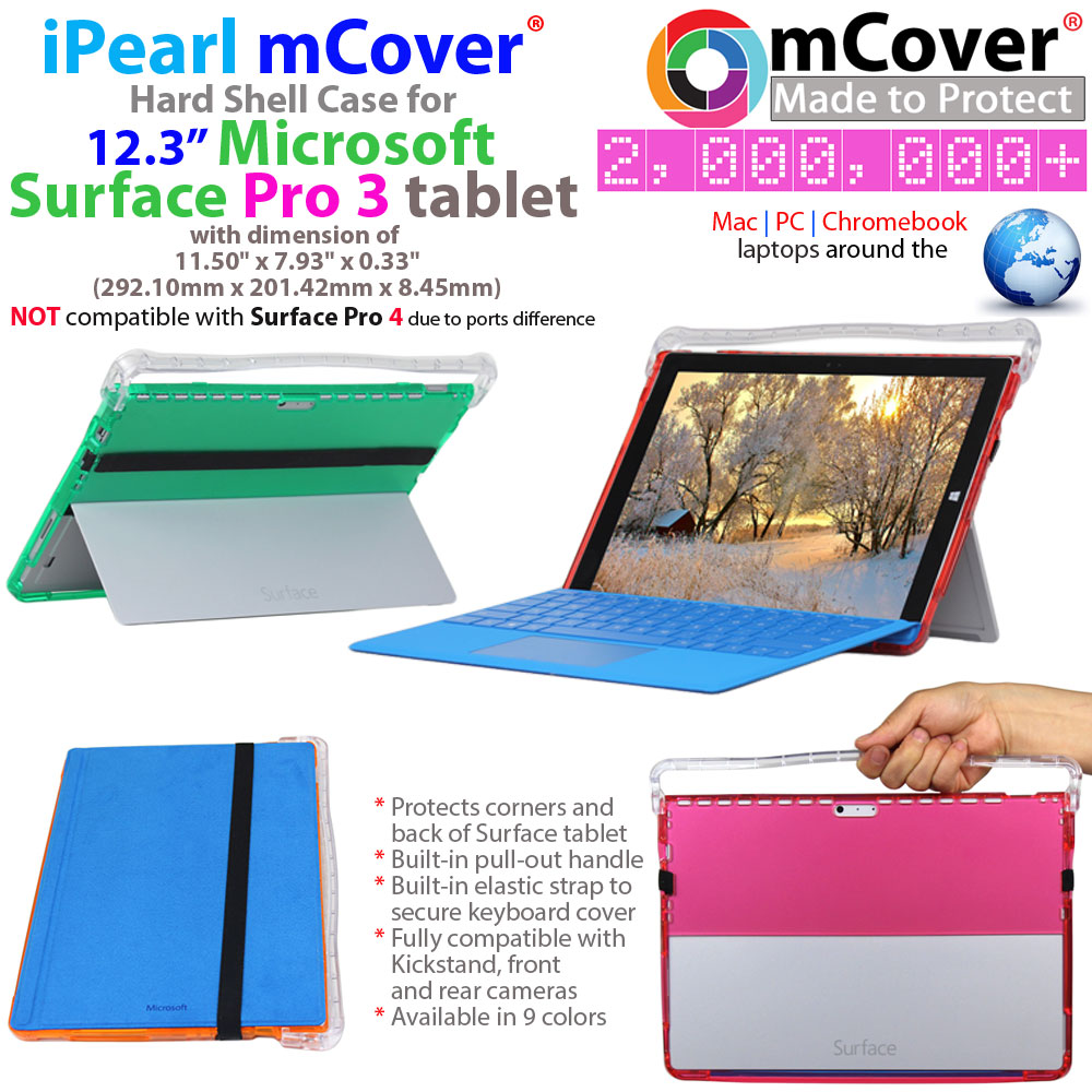 mCover Hard
 				Shell case for Microsoft Surface 3 Pro