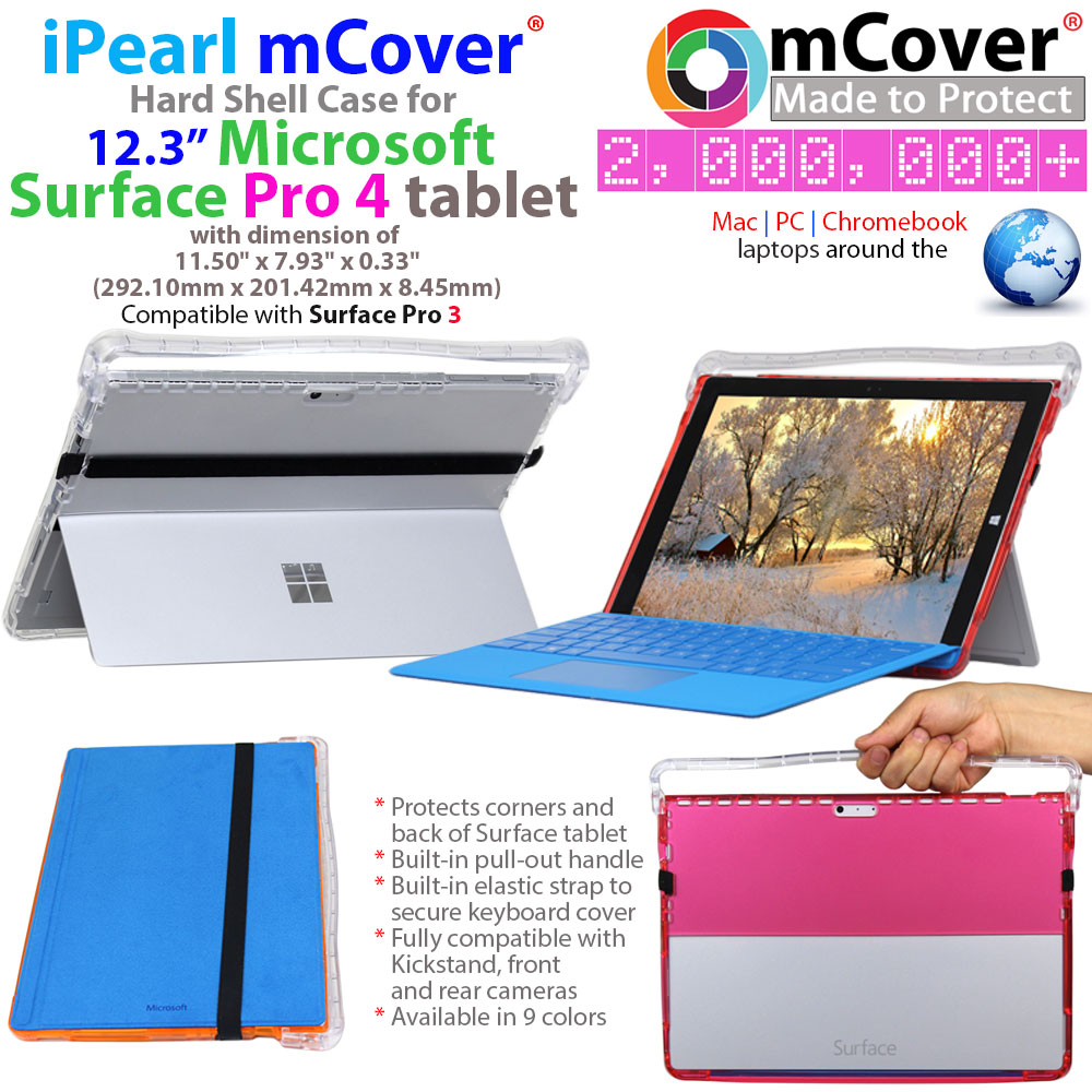 mCover Hard
 				Shell case for Microsoft Surface 4 Pro