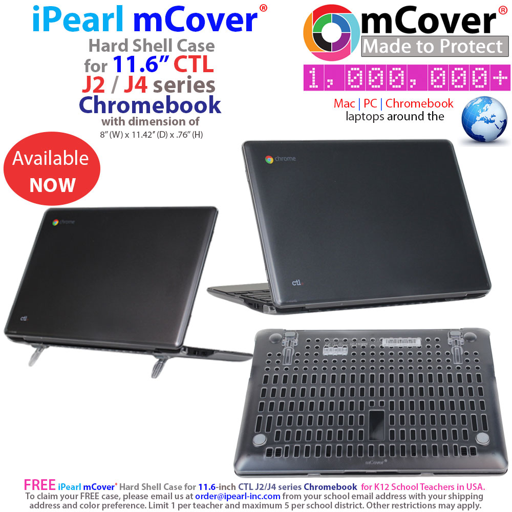 mCover Hard Shell case for Ctl J2 J4
 				series Chromebook laptop