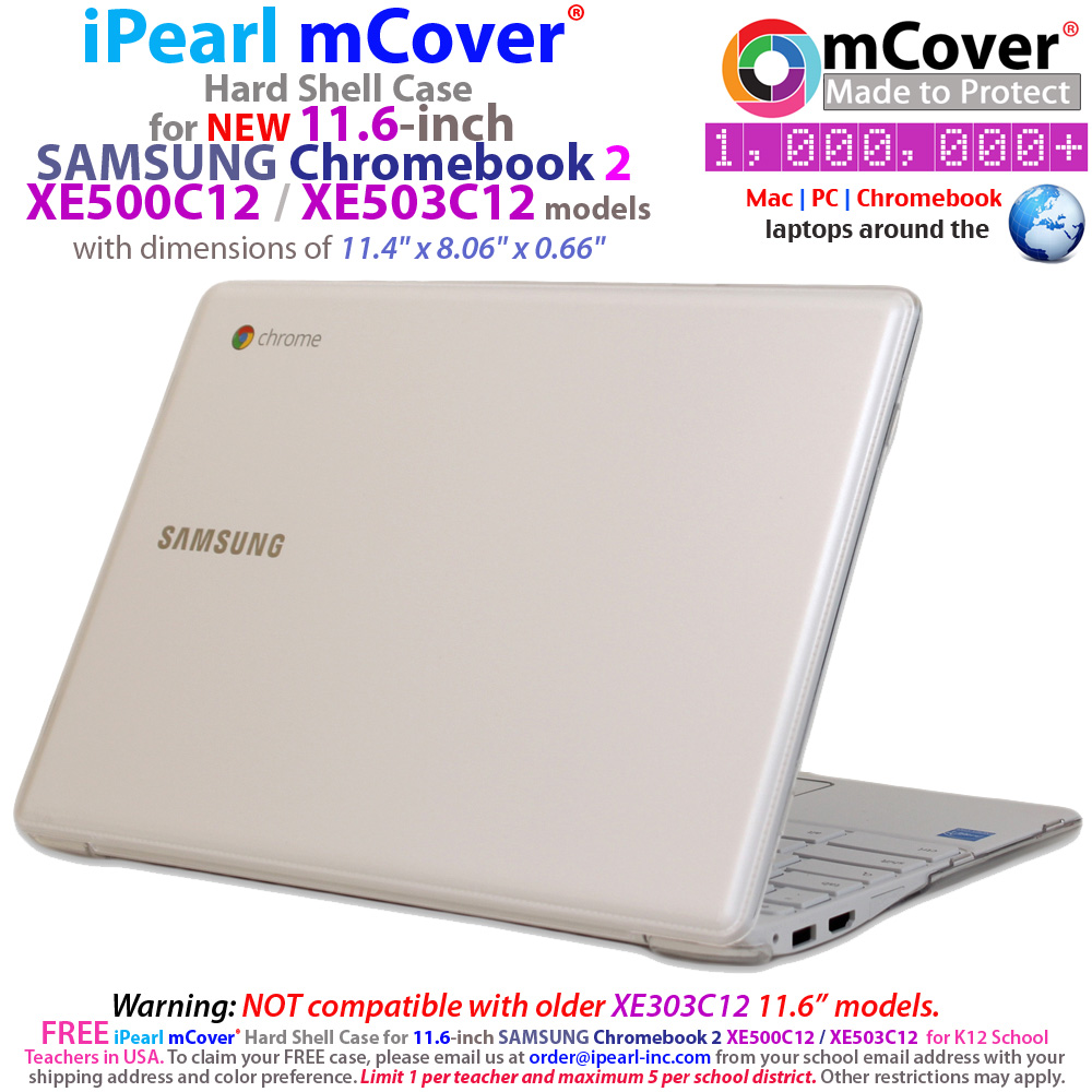 mCover Hard Shell case for Samsung
 				Chromebook 2 11.6"