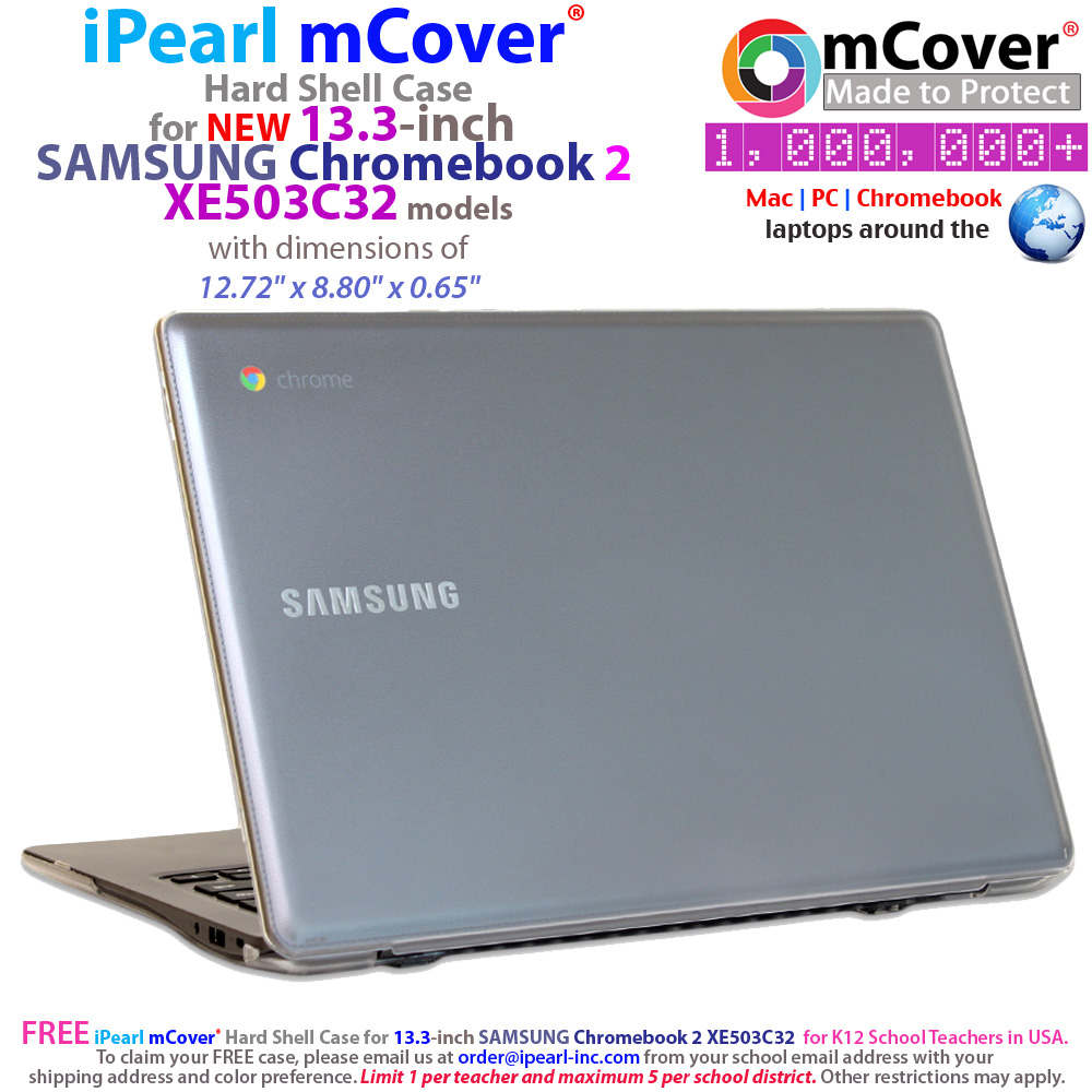 mCover Hard Shell case for Samsung
 				Chromebook 2 13.3"