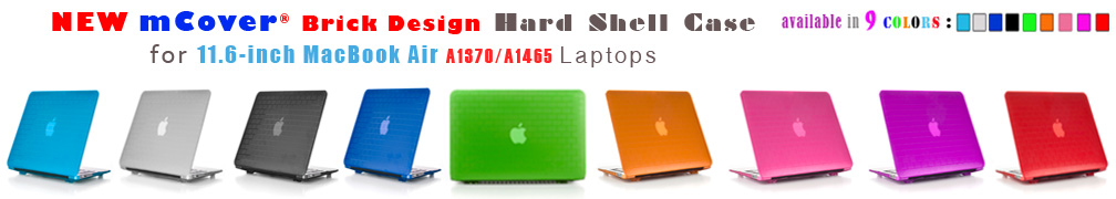 iPearl Brick
                  Design hard case for Apple MacBook Air 11-inch A1370
                  A1465