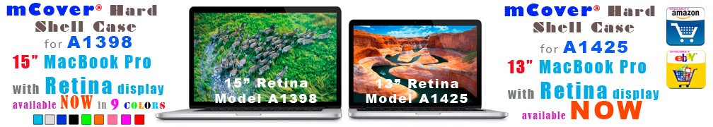 mCover for Retina MacBook Pro