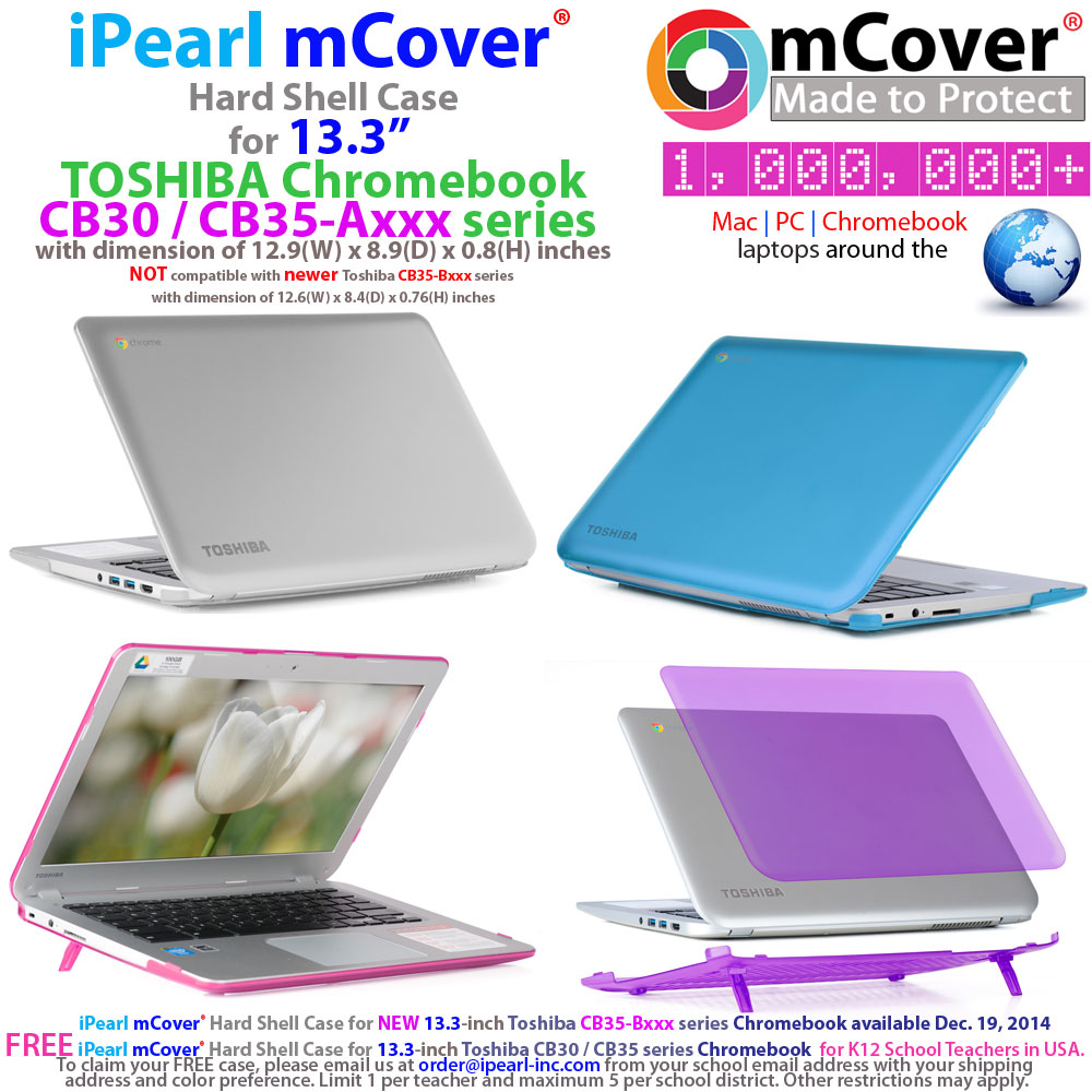 mCover Hard Shell case for Toshiba
 				CB30 series Chromebook