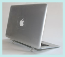 Clear hard shell case for MacBook Air