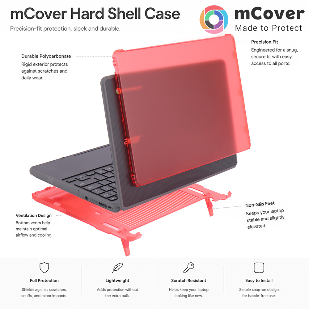 mCover Hard Shell case for Acer Chromebook 511 C737 series clamshell Laptops