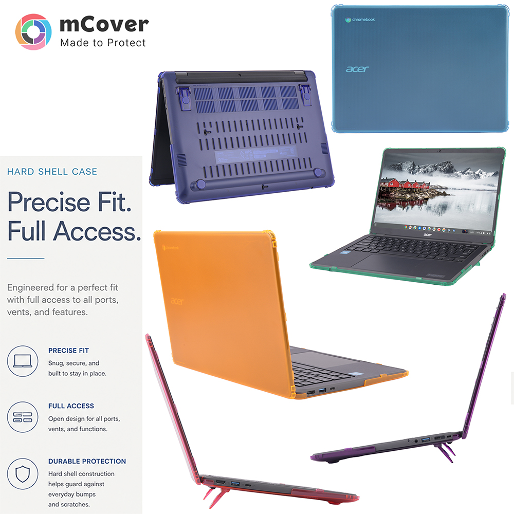 mCover Hard Shell case for 14-inch Acer Chromebook 514 C937 series clamshell Laptops