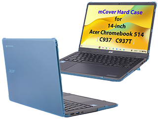 mCover Hard Shell case for 14-inch Acer Chromebook 514 C937 series clamshell Laptops