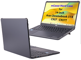 mCover Hard Shell case for 14-inch Acer Chromebook 514 C937 series clamshell Laptops