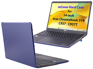 mCover Hard Shell case for 14-inch Acer Chromebook 514 C937 series clamshell Laptops