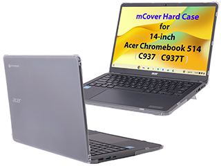 mCover Hard Shell case for 14-inch Acer Chromebook 514 C937 series clamshell Laptops