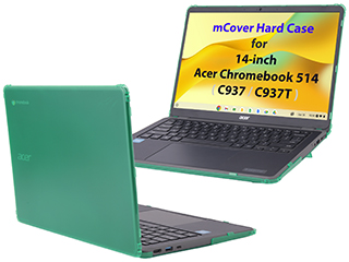 mCover Hard Shell case for 14-inch Acer Chromebook 514 C937 series clamshell Laptops