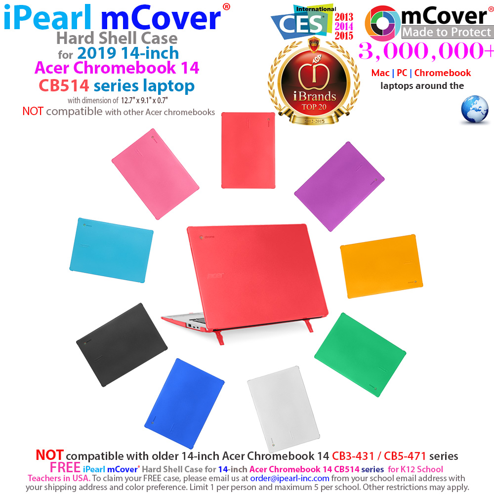 mCover Hard Shell case for 	Acer Chromebook 14 CB514 series