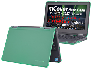 mCover Hard case for 2026+ 11.6-inch Dell Chromebook 11 CC11260 2-in-1