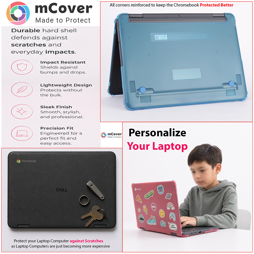 mCover Hard Shell case for 11.6-inch Dell Chromebook 11 3100 2-in-1 ( released in 2019 )