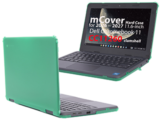mCover Hard Shell case for 2026+ 11.6-inch Dell Chromebook 11 CC11260 clamshell