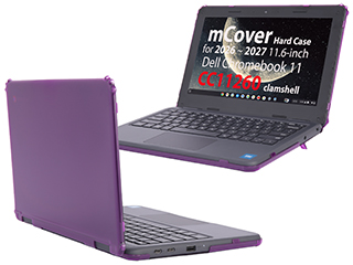 mCover Hard Shell case for 2026+ 11.6-inch Dell Chromebook 11 CC11260 clamshell